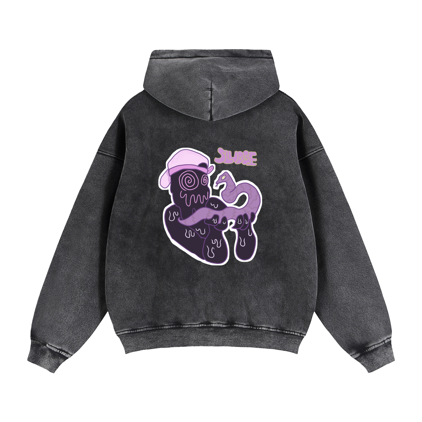 Sludge Man Fleece Zip-Up Hoodie