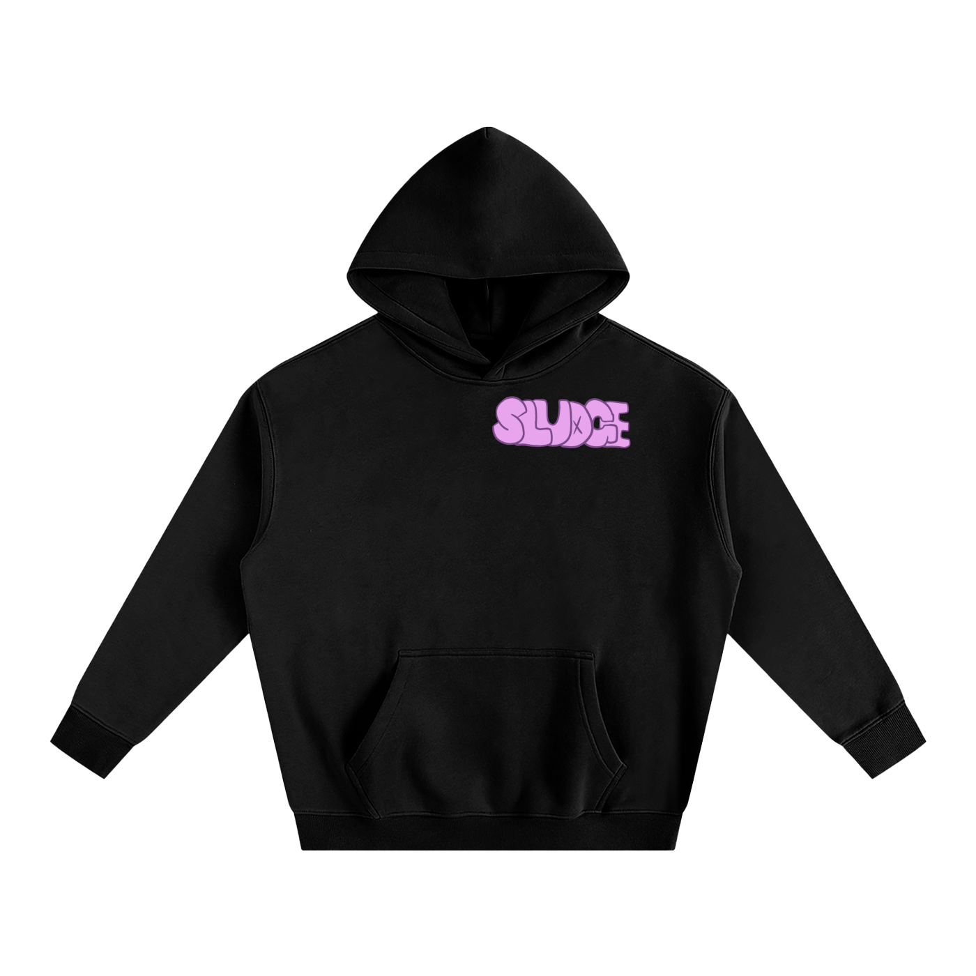Oversized Sludge Cobra Fleeced Hoodie