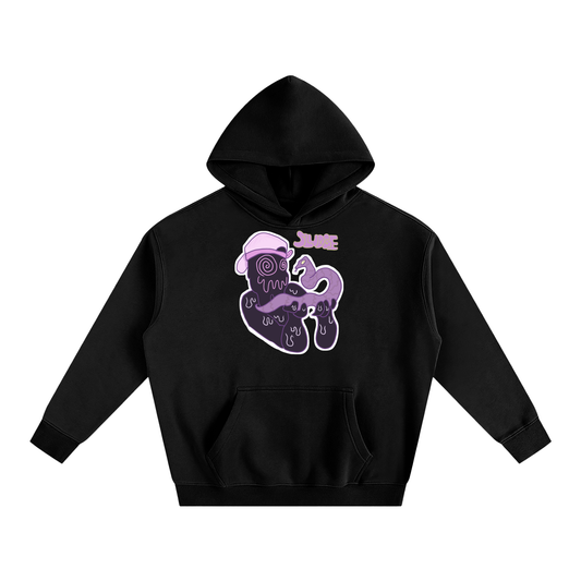 Oversized Sludge Man Fleeced Hoodie