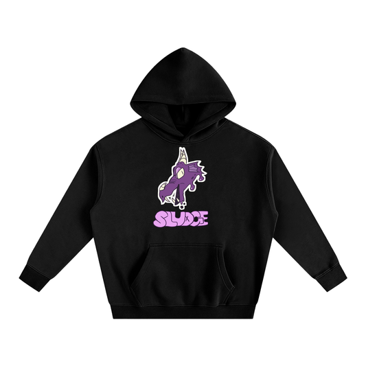 Oversized Sludge Dragon Fleeced Hoodie